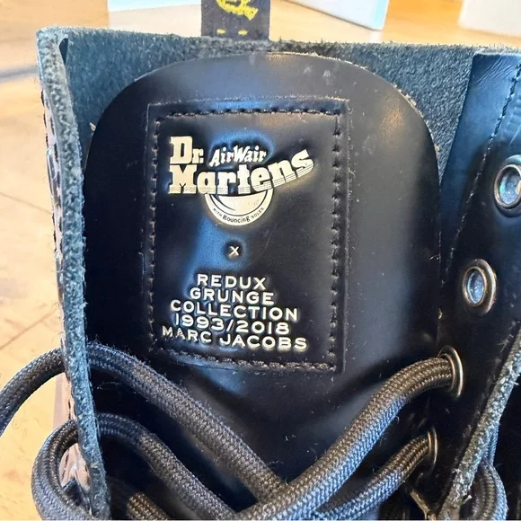Marc Jacob’s Dr. Martens Black Redux Grunge Boots - Picture 2 of 7